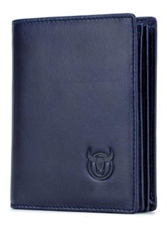 Buy Men's Genuine Leather Wallet   RFID Blocking Wallet 14 Card Slots  1 ID Window and Large Capacity Can Hold 50 Currency Notes in UAE