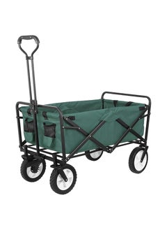 اشتري Collapsible Folding Outdoor Utility Wagon-Green في الامارات