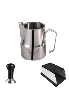 اشتري Professional Brew Tools 3 Piece Premium Coffee Set - (Press Base + Compressor (Tamper) + Steel Evaporator) في السعودية