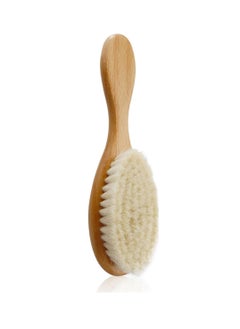 Buy ECVV Baby Hair Brush for Newborn/Toddlers, Wooden Baby Soft Hair Brush with Goat Hair Bristles, Gently Scalp Grooming for Infant Girl or Boy in Saudi Arabia