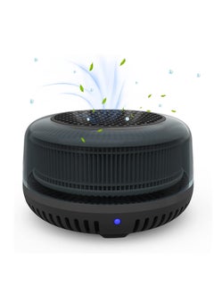 اشتري Small Air Purifier, Car Air Purifier Ionizer with True H13 HEPA Filter, USB Quiet Desktop Air Purifiers for Bedroom,Car, Small Room, Pets (Black) في الامارات