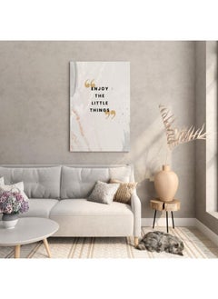 Buy Enjoy the little things postcard Printed canvas wall art in Egypt