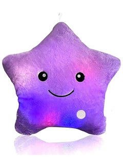 Buy Star Glowing LED Night Light Up Plush Pillows Stuffed in UAE