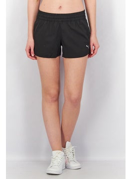 Buy Women Regular Fit Running And Training Shorts, Black in Saudi Arabia