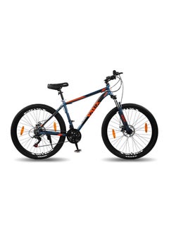 Buy Vaux X-Mount Gear Cycle for Men 27.5T with Aluminium Alloy Frame & Disc Brakes - Multispeed MTB for Adults with 21 Shimano Gears - Lockout Suspension - Kenda Tyres - Blue in UAE