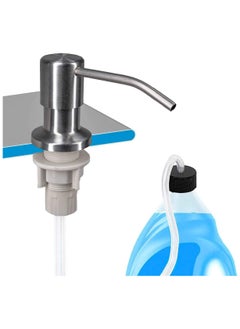 اشتري Soap Dispenser for Kitchen Sink, Countertop Liquid Soap Dispenser Pump, Manual Press Head, with Extension Tube. في مصر