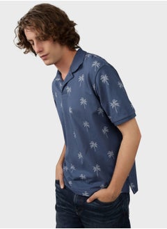 Buy Printed Pique Polo Shirt in Saudi Arabia