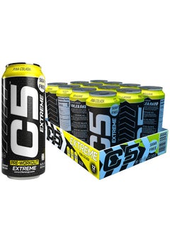 Buy C5 Extreme Pina Colada Pre-Workout (Full Box 12 Cans) in UAE