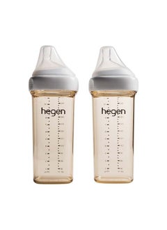 Buy Pack of 2  Feeding Bottle PPSU With 2 x Fast Flow Teat 330 ml, 6 Months + in Saudi Arabia