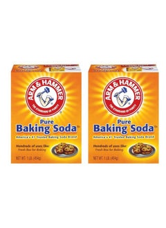 Buy Pure Baking Soda Box Twin Pack 908g in UAE