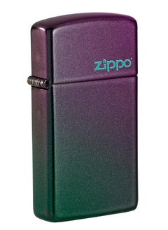 Buy Slim Iridescent Zippo Logo Windproof Lighter in UAE