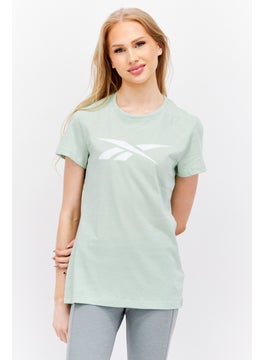 اشتري Women Sportswear Fit Training Top, Light Green في الامارات