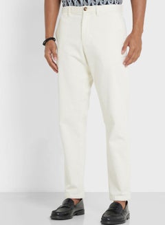 Buy Essential Regular Fit Cord Pants in UAE