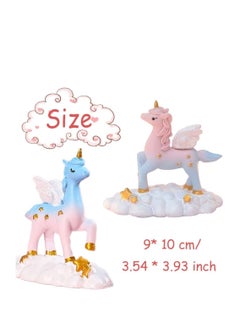 Buy Unicorn Cake Decoration Cake Toppers Unicorn Ornament Unicorn Figurine Unicorn Toys Crafts And Art Supplies Cake Toppers Birthday Party Unicorn Gifts For Boys Girls Kids Birthday Party Baby Shower in Saudi Arabia