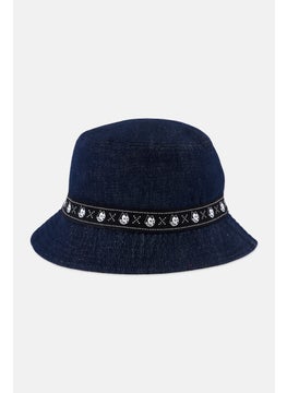 اشتري Men Graphic Bucket Hat, Navy في الامارات