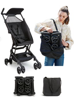 Buy Clutch Ultra Compact Lightweight Travel Stroller for Babies & Toddlers, Black in UAE