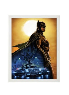 اشتري Batman Illustration Wall Art Frame Poster في مصر