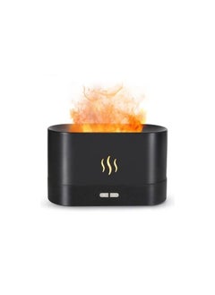 اشتري Flame Air Diffuser,Air Humidifier with Fire Flame Effect,Portable-Noiseless Aroma Diffuser for Home,Office or Yoga Essential Oil Diffuser في الامارات