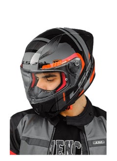 Buy LS2 FF353 RAPID FULL FACE RACING HELMET - SIZE XXL - COLOR Chos Black Red in Egypt