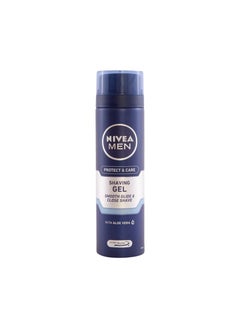 Buy Nivea Protect & Care Aloe Vera Shaving Gel 200ml in UAE