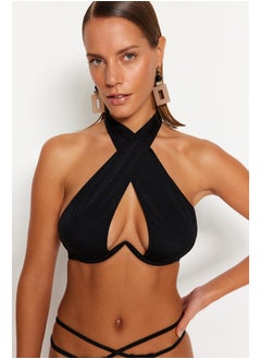 Buy Black Balconette Inverted V Underwire Bikini Top TBESS22BU0203 in Egypt