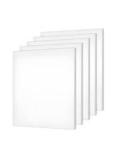 Buy 5 Pcs Painting Canvas Panels, Primed Acid-Free Cotton Blank Paint Canvas, Suitable for Acrylics Oil Watercolor Tempera Paints in Saudi Arabia