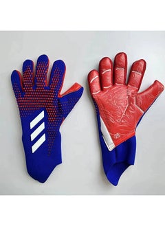 اشتري Soccer Goalkeeper Gloves, Youth Adult Soccer Goalkeeper Gloves, High Performance Goalkeeper Gloves, Breathable Soccer Gloves, 4+3mm Super Grip, For Toughest Saves, Training And Matches في الامارات