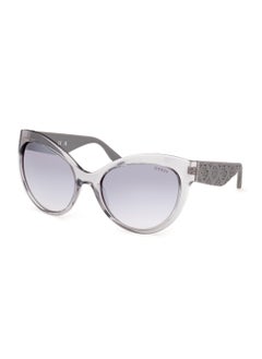 Buy Women's Mirrored Butterfly Shape Plastic Sunglasses GU0013020C61 - Lens Size: 61 Mm - Grey in Saudi Arabia