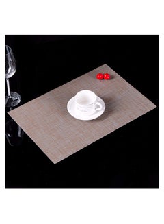 Buy Placemats for Dining Table Set of 4,Waterproof Wipeable Washable Kitchen Table Mats 30*45 cm in UAE