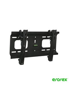 Buy Low-Profile Tilting TV Wall Mount Bracket for 32 to 55 inch LCD, LED, OLED, 4K or Plasma Flat Screen TVs Certified 165 Lbs Load Capacity, 1.8 Inch Profile, Max VESA 400x200, Black in Saudi Arabia