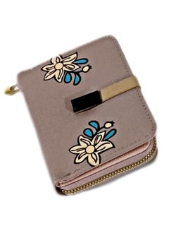 Buy Women Portable Leather Elastic Wallet with Money and cards Pocket in Egypt