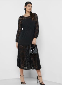 Buy Lace A-Line Dress in Saudi Arabia