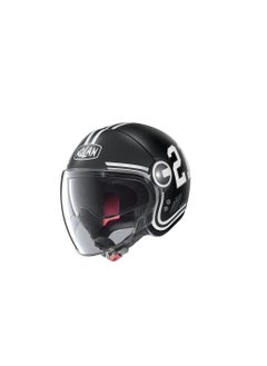 Buy Nolan - N21 Visor Quarterback Flat Motorcycle Helmet Black Small. in UAE