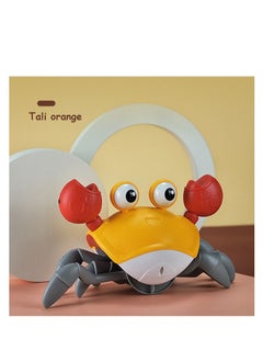 اشتري New Creative Electric Runaway Crab Baby Educational Toddler Toy Interactive Escaping Toys With LED And Music Orange في الامارات