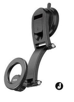 اشتري Powerful Magnetic Adsorption Car Bracket – Strong Suction Mobile Holder (Black) في الامارات