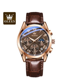 Buy OLEVS Men's Business Waterproof Watch in UAE