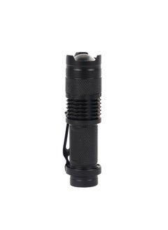 اشتري Small LED flashlight with clip, black في السعودية