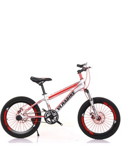 Buy 20 Inch Kids Bicycle with Disc Brake-White in UAE