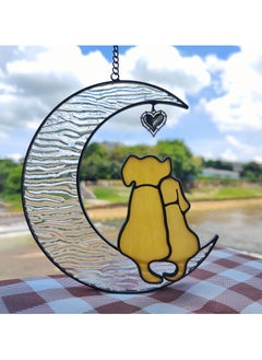 اشتري Dog Memorial Gifts for Loss of Dog, Sun Catchers Stained Glass Window Hangings Indoor, for Pet Loss Gifts, Pet Sympathy Gifts for Dogs, Pet Memorial Gifts في الامارات