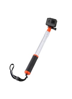 اشتري Waterproof Transparent Floating Selfie Stick for GoPro Hero10 9 8 7 6 5 4 3 Osmo Insta360 SJ4000 Xiaoyi YI Action Camera Underwater Monopod with WIFI Remoter Clip Action Camera Accessories في الامارات