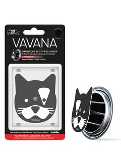 Buy Vavana Buddies Vegan Paper Car Vent Air Freshner Optimistic Cat in UAE