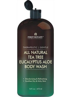 Buy ALL Natural Tea Tree Body Wash - Fights Body Odor, Athlete's Foot, Jock Itch, Nail Issues, Dandruff, Acne, Eczema, Shower Gel for Women & Men, Eucalyptus Aloe Skin Cleanser / body soap-16 fl oz in UAE