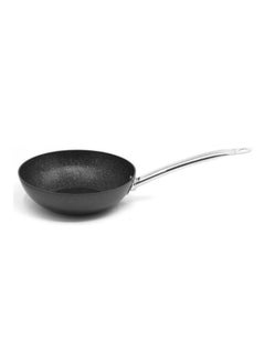 Buy Proline Nero Wok Induction Compatible Non-Stick Pan With Marble Coating Forged Aluminum Cookware 30x8.6cm in UAE