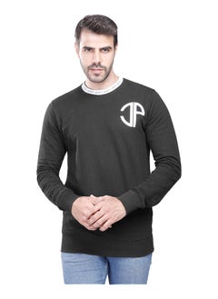 Buy Coup Regular Fit Printed SweatShirt For Men Color Black in Egypt