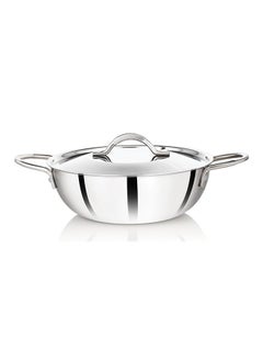 Buy Premier 3-ply Clad Stainless Steel Kadai - 24 cm in UAE