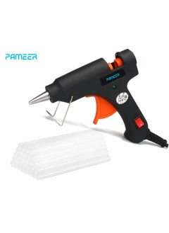 Buy Glue Gun,60W, with 10pcs Hot Glue Sticks. Hot Melt Glue Gun, Removable Anti-hot Cover Glue Gun Kit with Flexible Trigger, for DIY Small Craft Projects, Sealing and Quick Daily Repairs in UAE