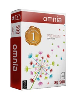 Buy Omnia printing paper, A4, 80 grams pack of 1 in Egypt