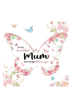 Buy Butterfly-shaped Acrylic Plaque Keepsake, Best Mum Birthday Gift, Mother's Day Gift, Thoughtful Mum Gifts from Daughter Son, Perfect Presents for Mum in Saudi Arabia