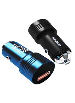 Buy Hyundai HDC03B CAR CHARGER 18W USB Port Blue in Egypt