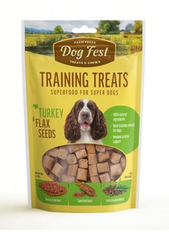 اشتري Training Treats with Turkey & Flax Seeds 90g في الامارات